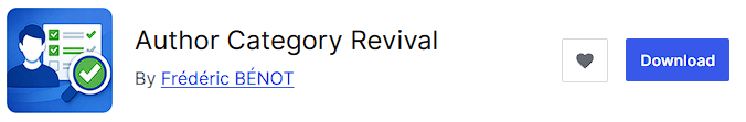 Restrict Author Category 