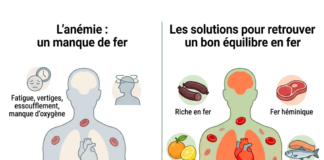 Anémie : une alimentation équilibrée et des habitudes simples peuvent rétablir votre taux de fer.