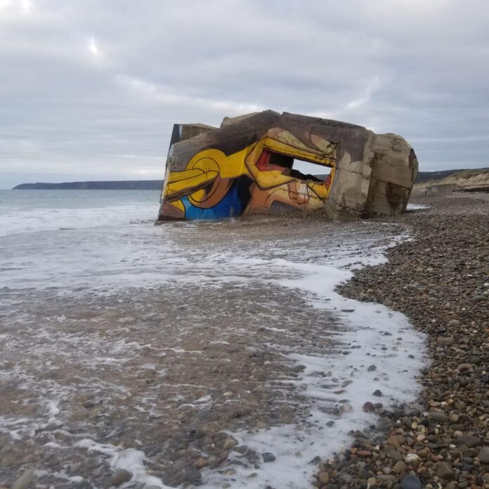 Bunker sur la Plage de Biville. Bunker sur la Plage de Biville.